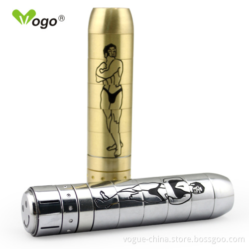 Human Mosaic Body Mechanical Mod E Cigarette with 18650 2200mAh Body Pattern E Cig